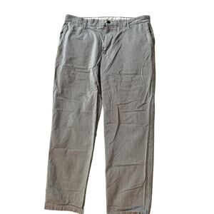 Dockers men’s pants blue white pin stripe field khaki nautical preppy 38X31